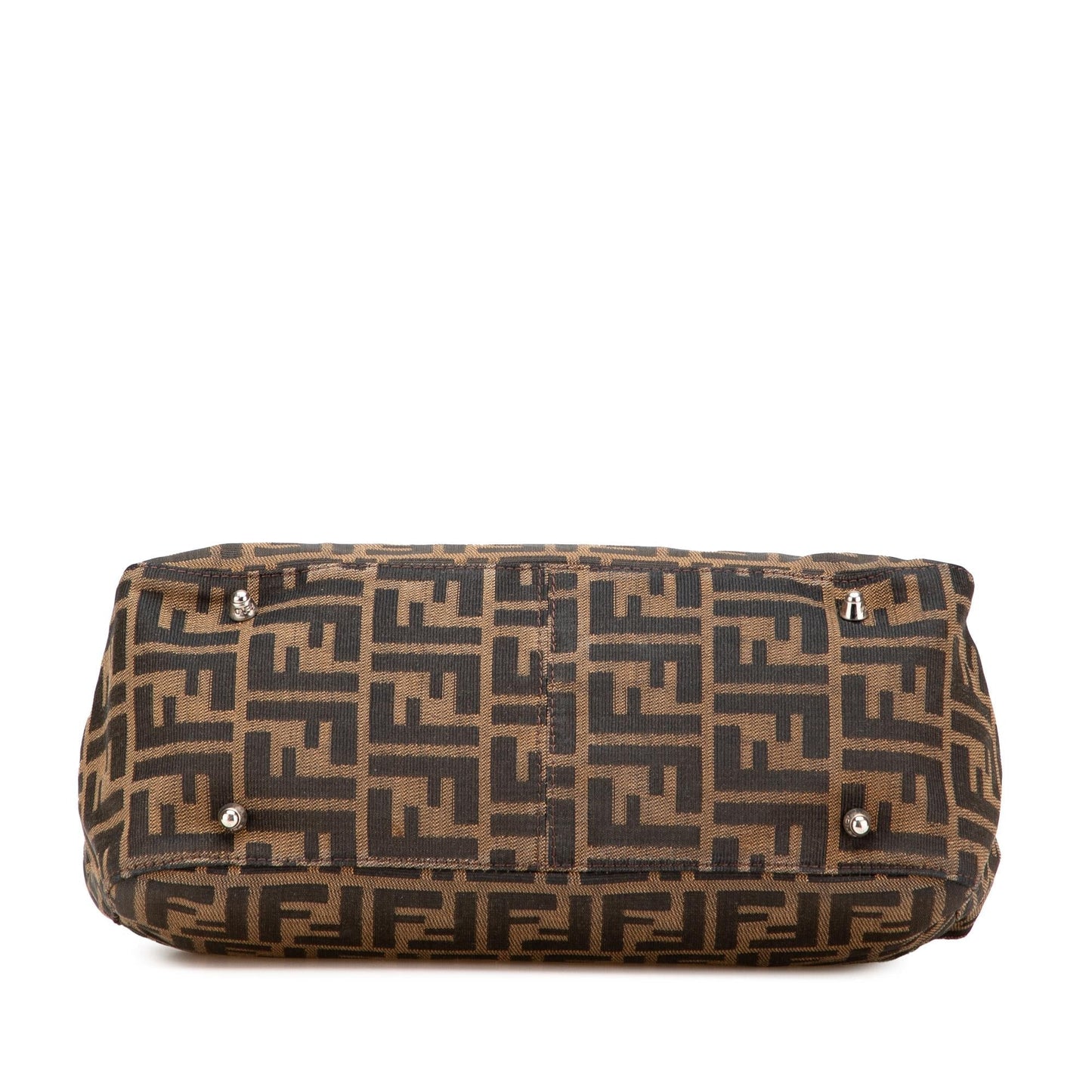 Fendi Zucca Twins Tote Canvas Small Tote Bag Twins Tote 7