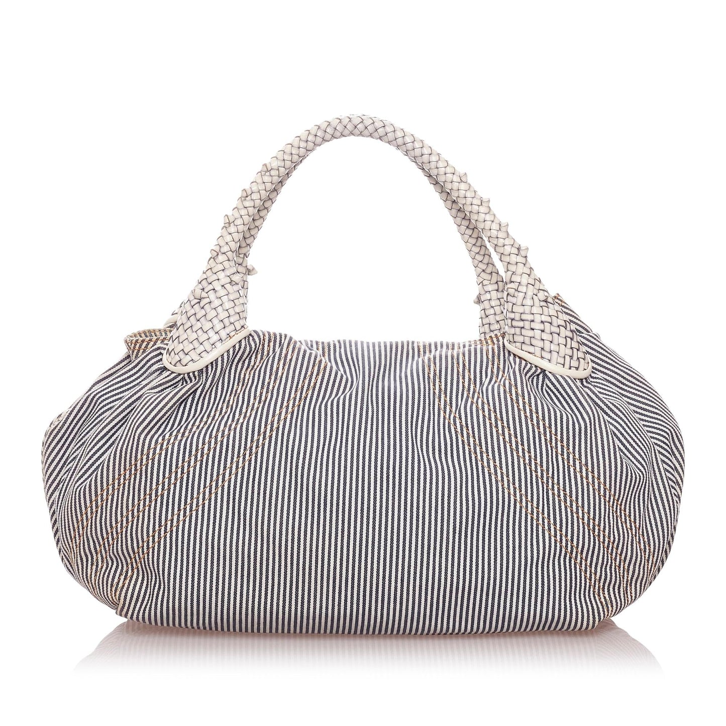 Fendi Spy Handbag Shg Denim Satchel Bag