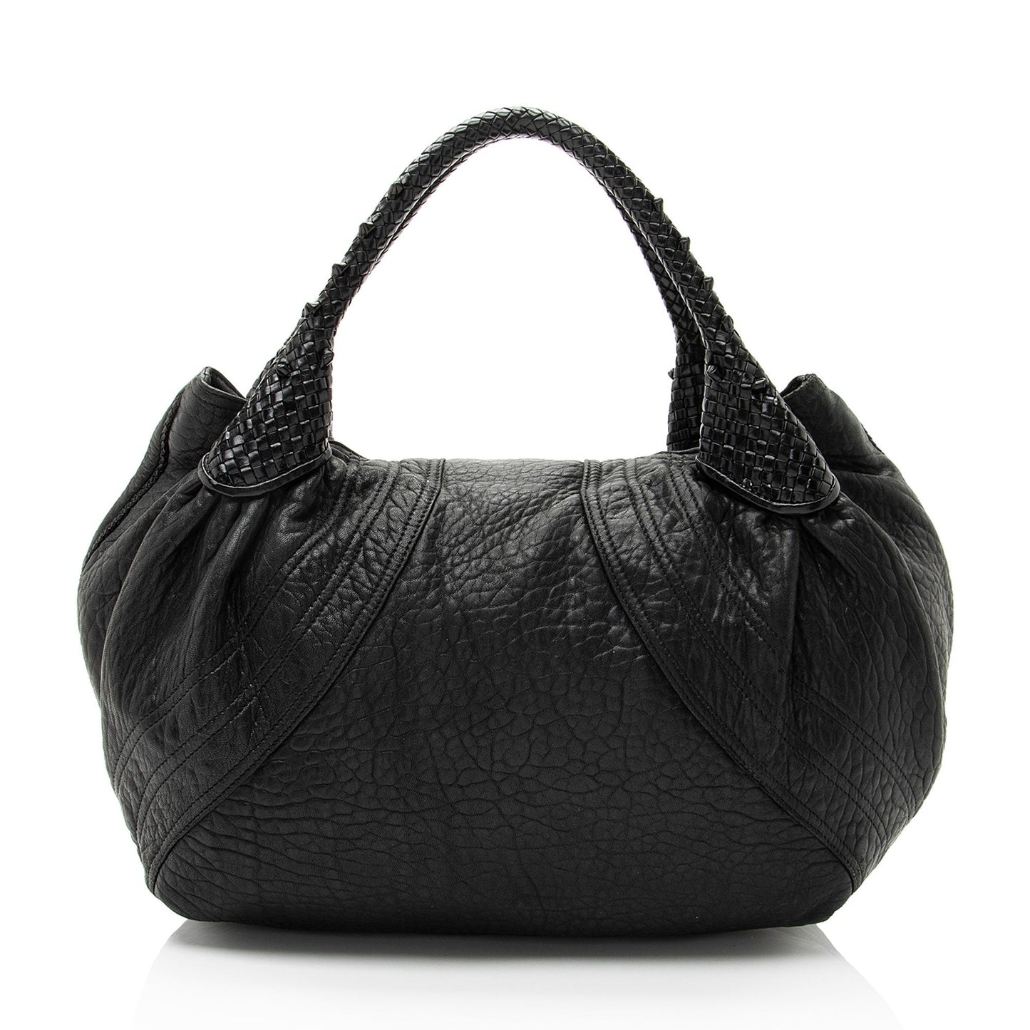 Fendi Tortuga Spy Satchel Leather Satchel Bag
