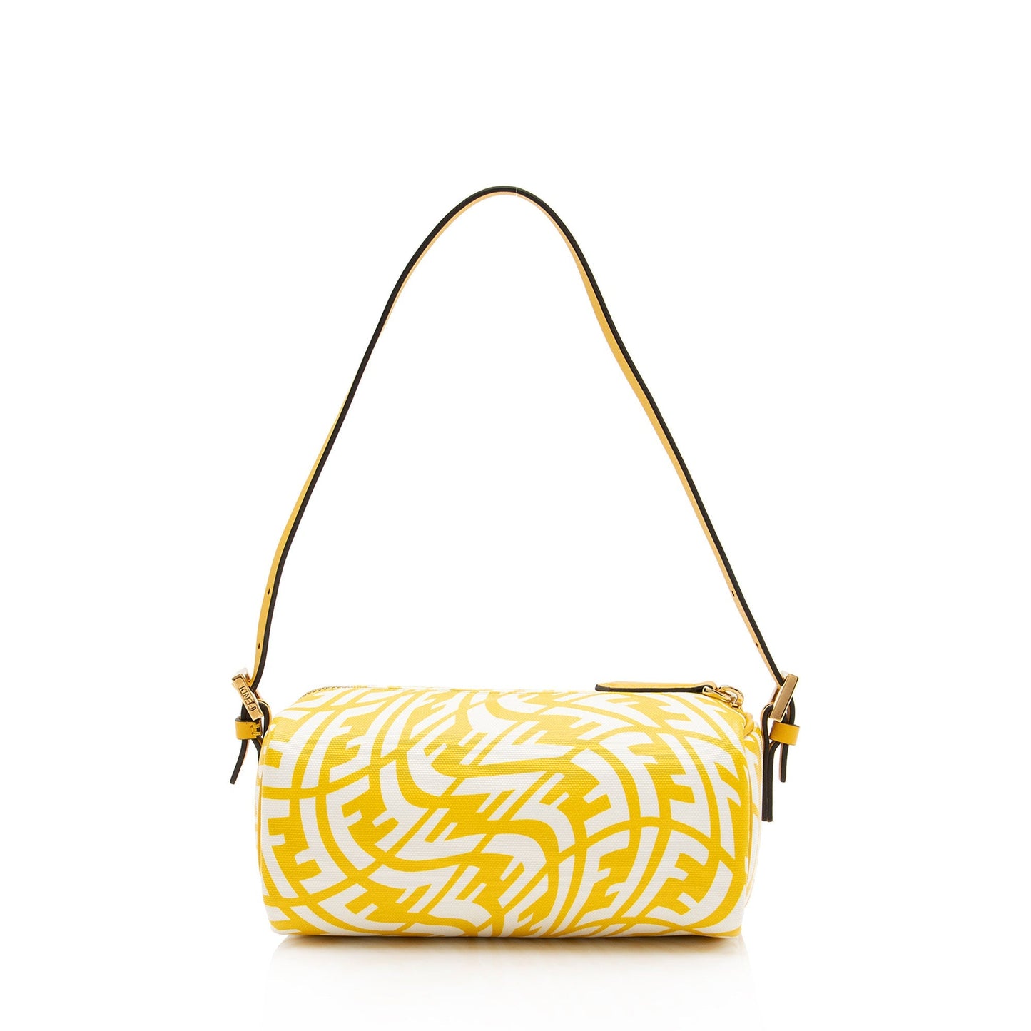 Fendi Sarah Coleman Glazed Ff Vertigo Shoulder Bag Shf Canvas Mini