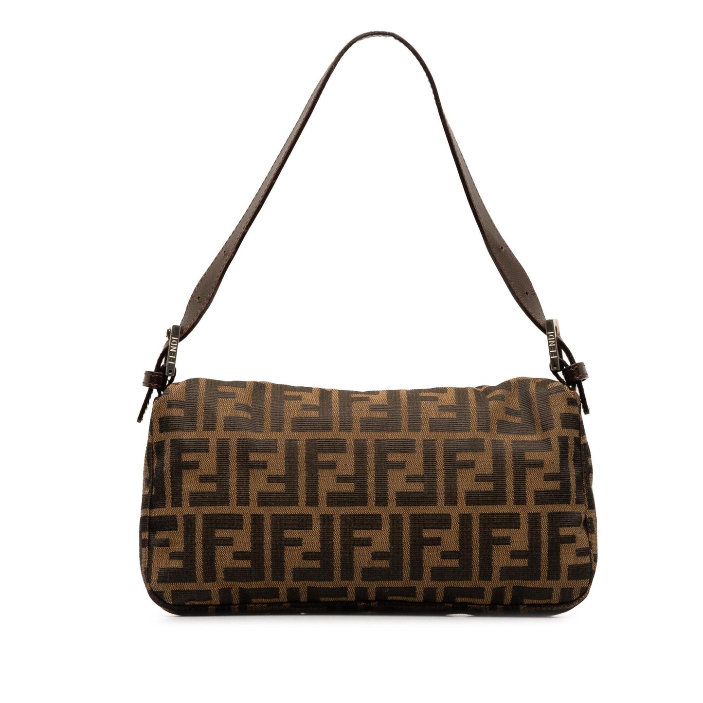 Fendi Zucca Baguette Shg 3Kbd7Q Handbag Canvas Shoulder Bag