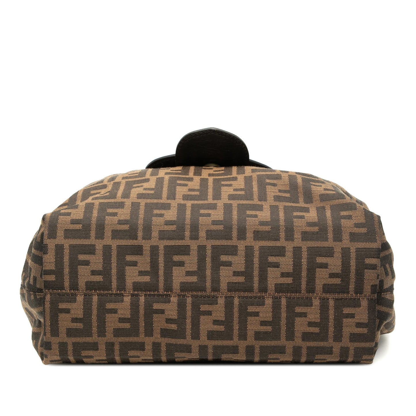 Fendi Zucca Borsa Hobo Canvas Shoulder Bag
