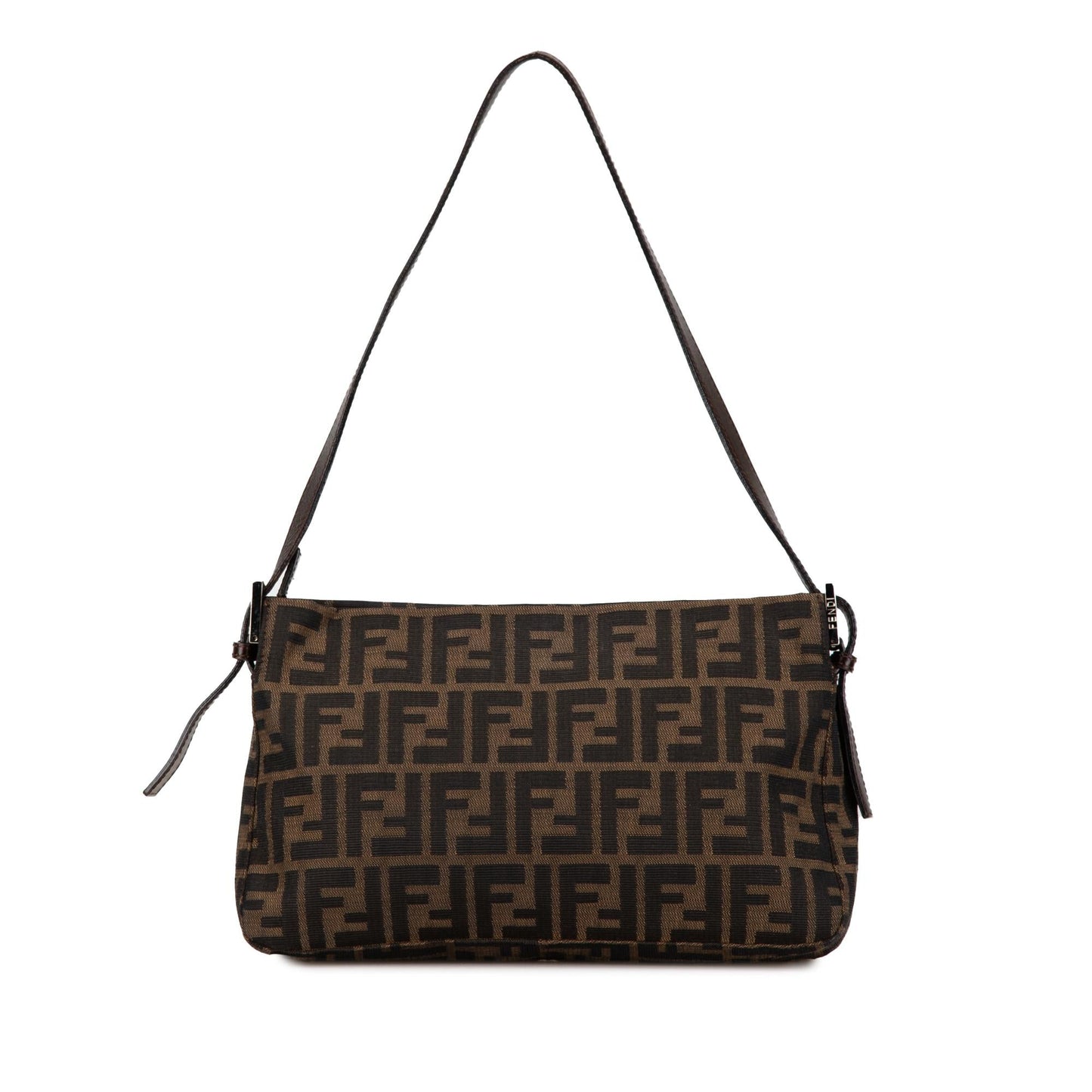 Fendi Zucca Shoulder Bag Shg Pnntew Canvas Flap