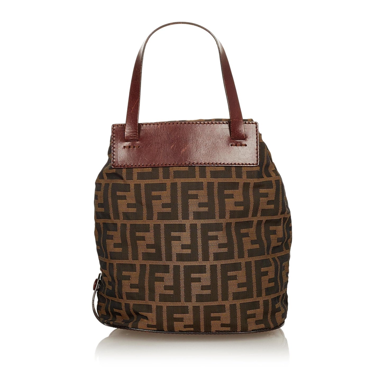 Fendi Zucca Handbag Shg Canvas Satchel Bag Handbag Shg 26293