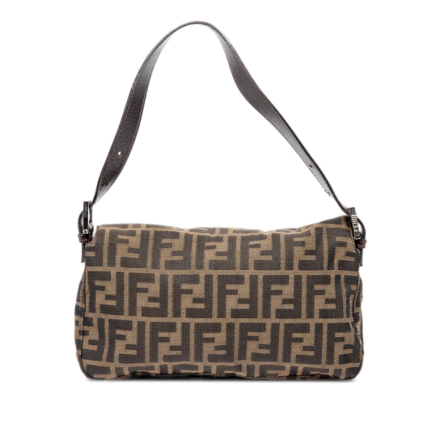 Fendi Zucca Mamma Baguette Shg Qg5Tqv Handbag Canvas Shoulder Bag