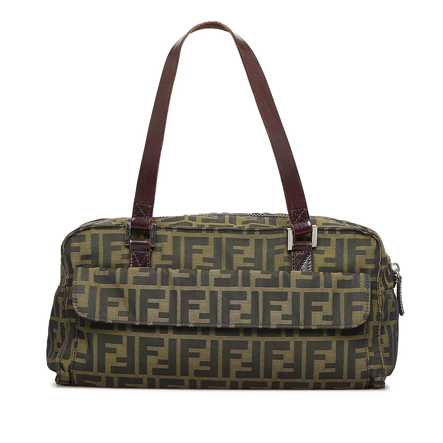 Fendi Zucca Shoulder Bag Shg X2Dtkp Canvas