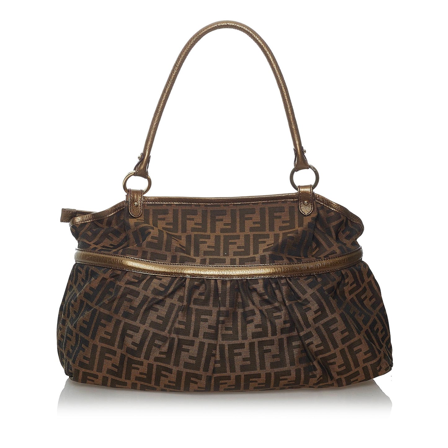 Fendi Zucca Chef Shoulder Bag Shg Canvas Bag Shg 30172
