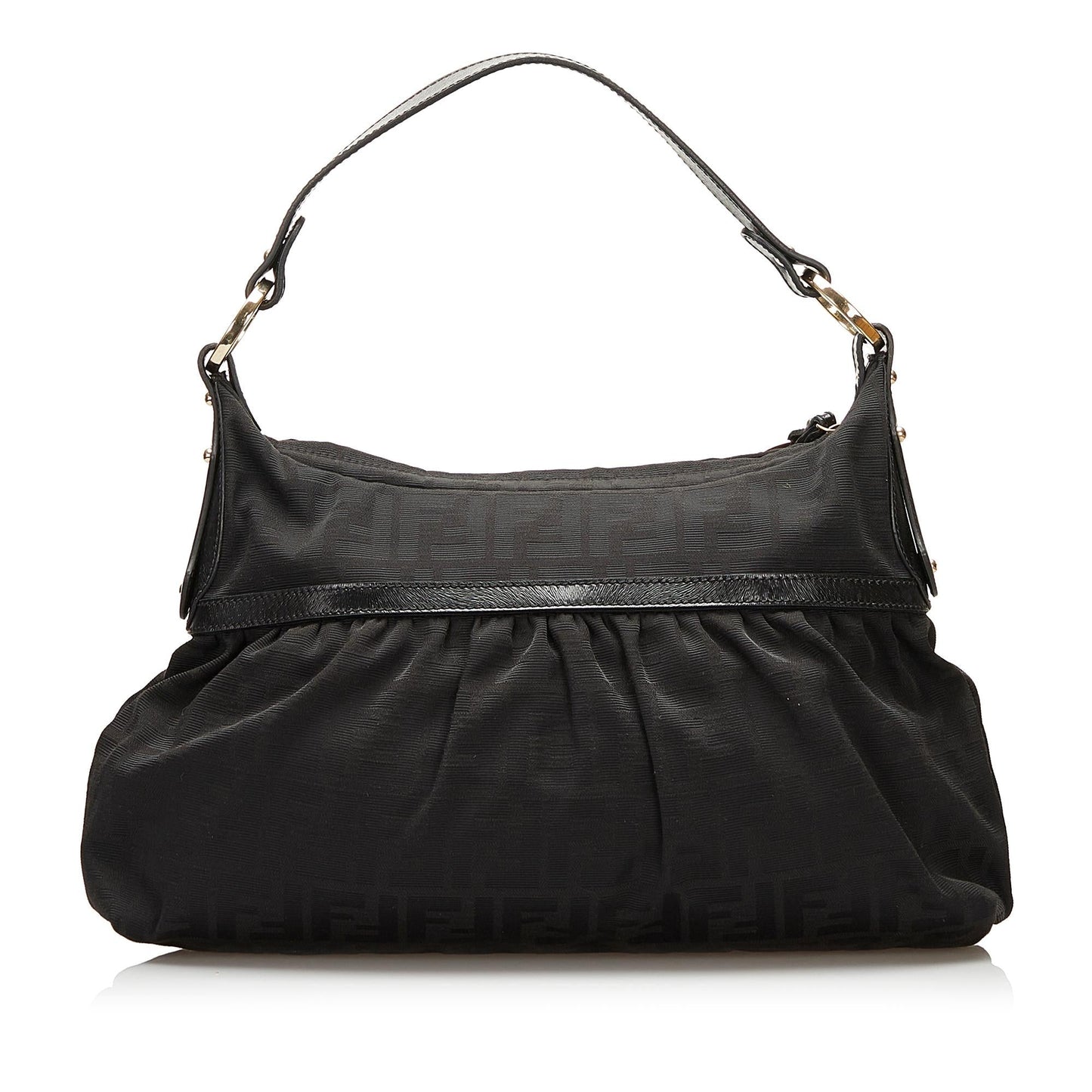 Fendi Zucca Chef Shoulder Bag Shg Canvas