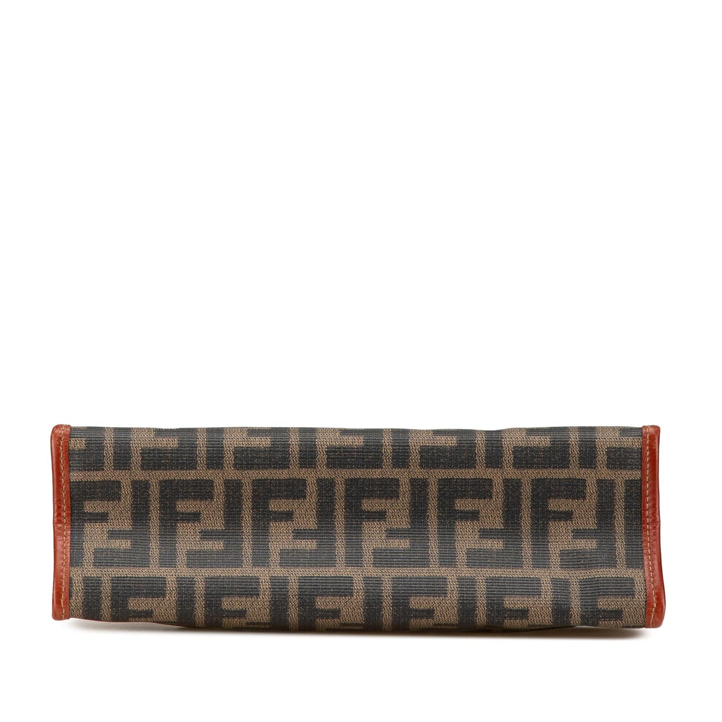Fendi Zucca Coated Clutch Canvas Clutch Bag