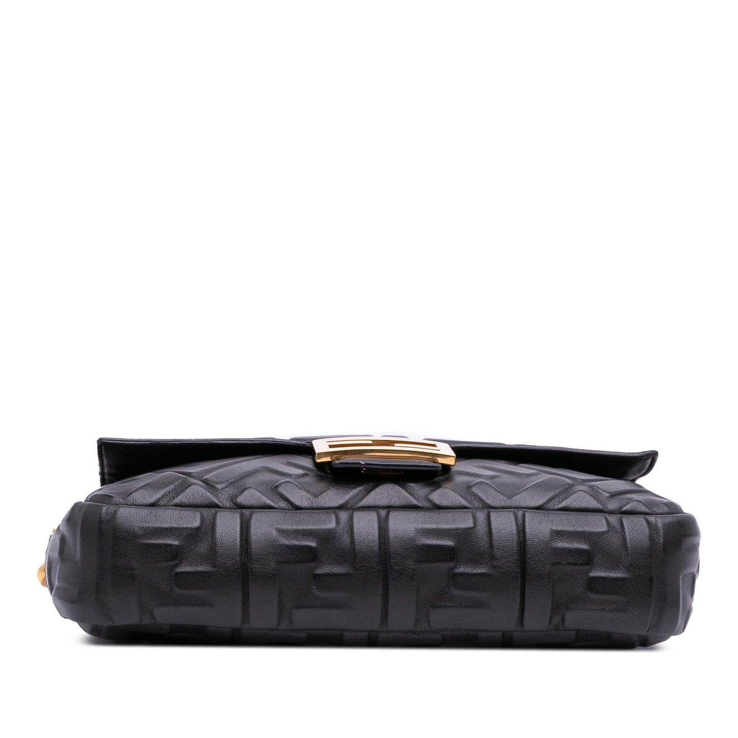 Fendi Zucca Baguette Satchel Leather Embossed Satchel Bag Baguette Satchel 9