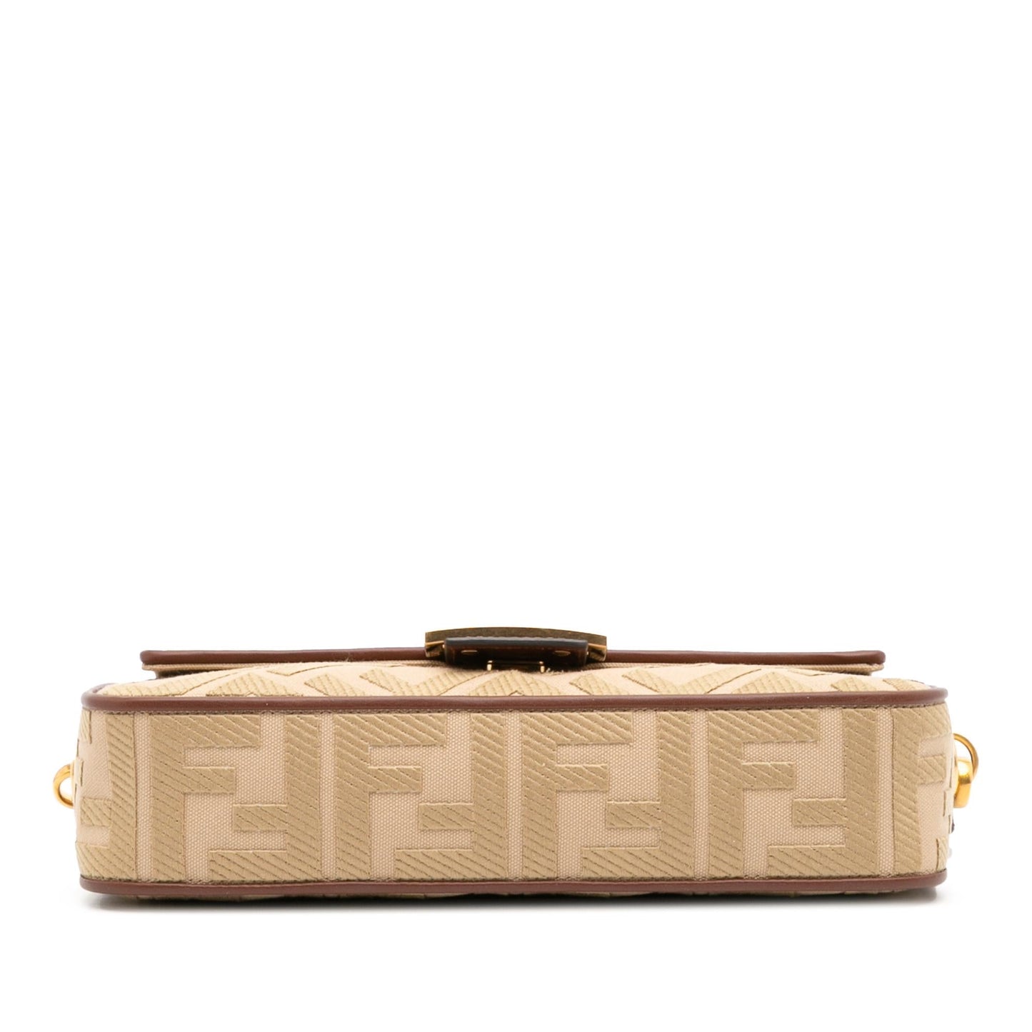 Fendi Zucca Baguette Satchel Canvas Embroidered Satchel Bag Baguette Satchel 18