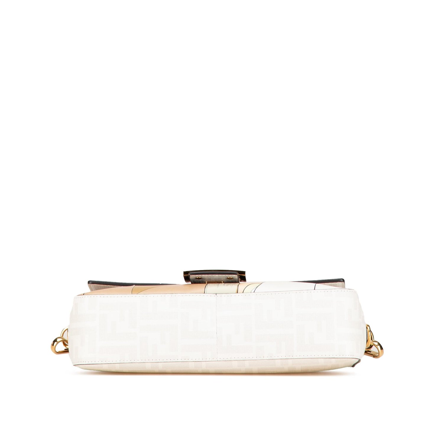 Fendi Zucca Graphic Print Coated Bikini Girls Baguette Satchel Canvas Satchel Bag Baguette Satchel 1