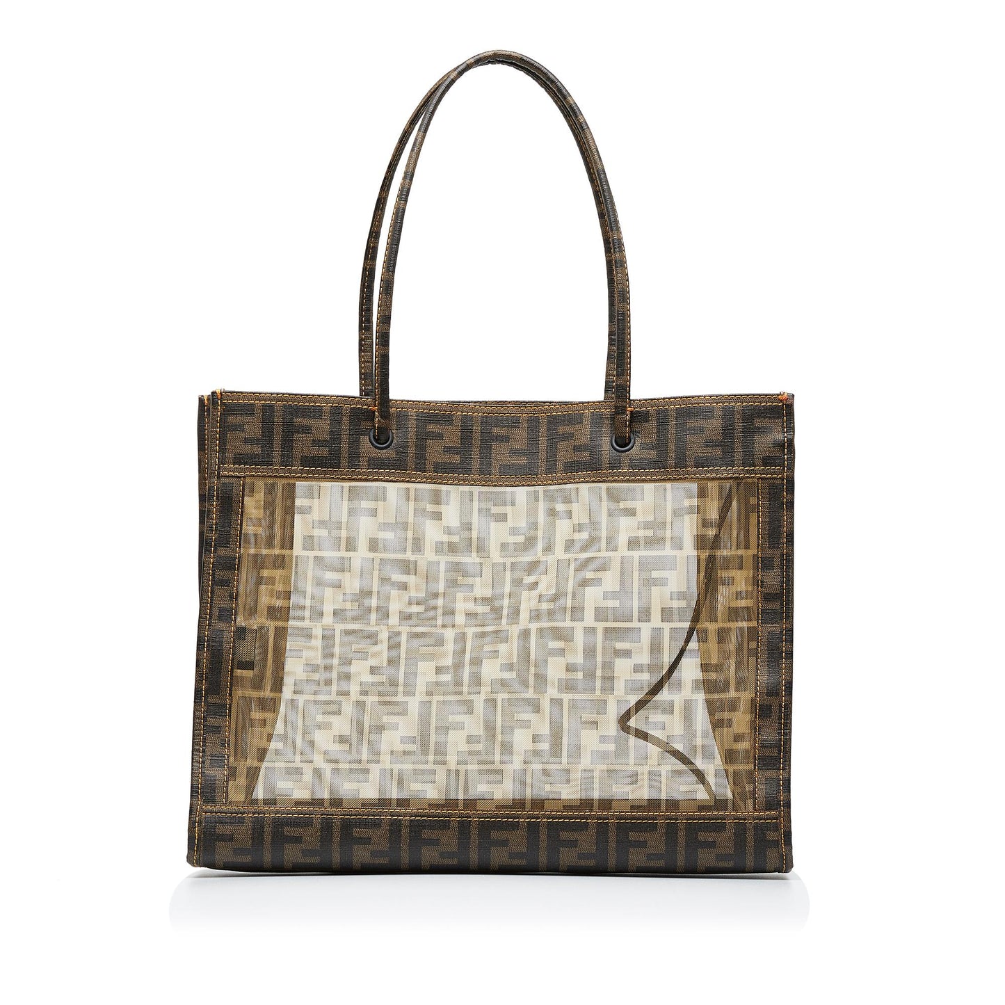 Fendi Zucca Mesh Tote Shg Fb6Wzh Tote Bag