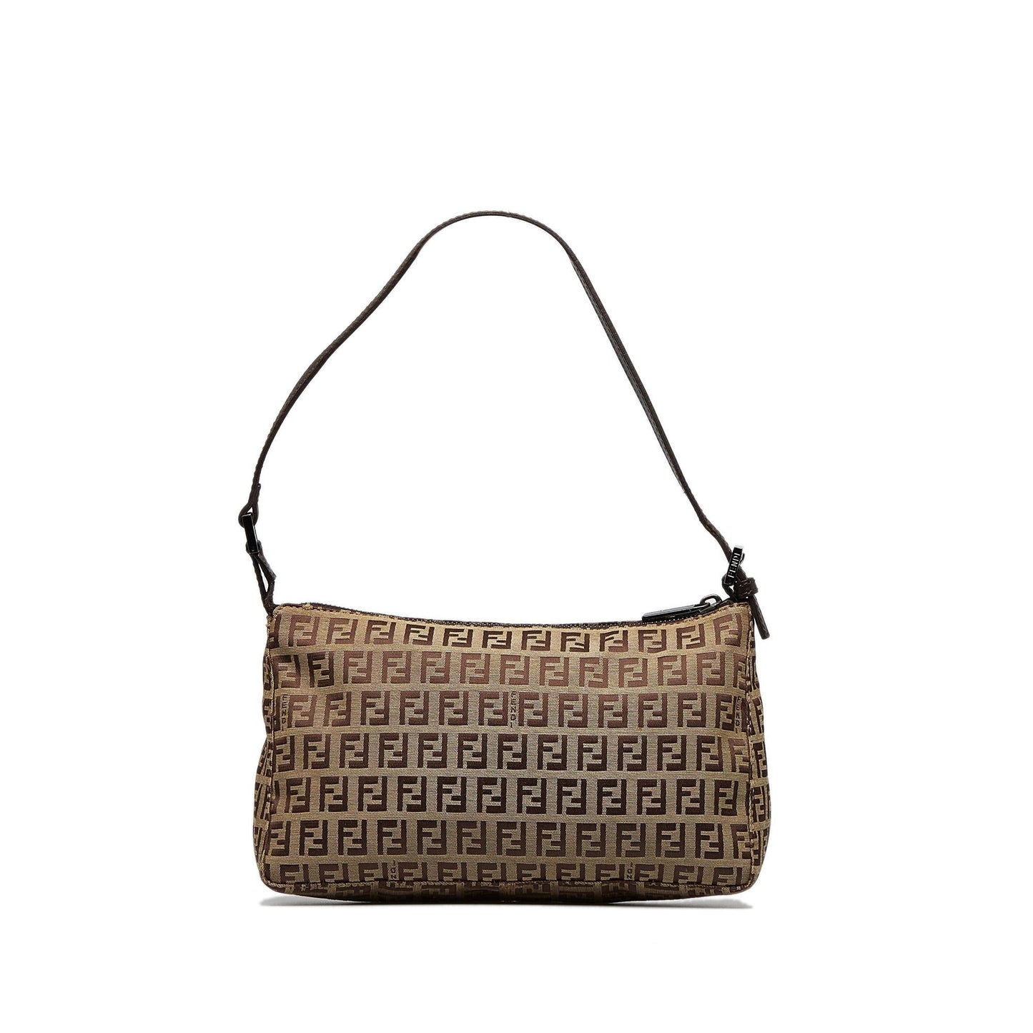 Fendi Zucchino Baguette Shg X6R21M Handbag Shoulder Bag