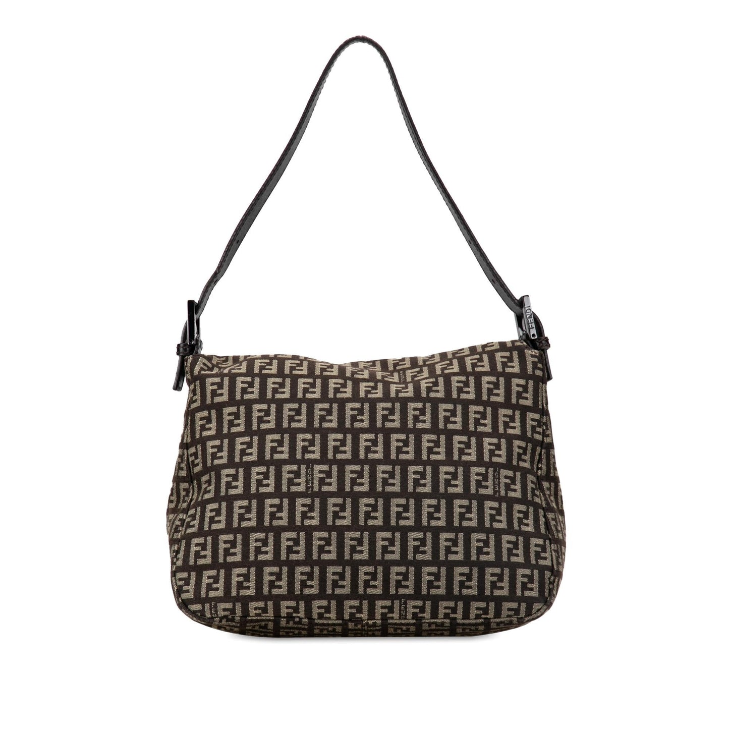 Fendi Zucchino Double Mamma Shg R2S1Ys Shoulder Bag Canvas Flap