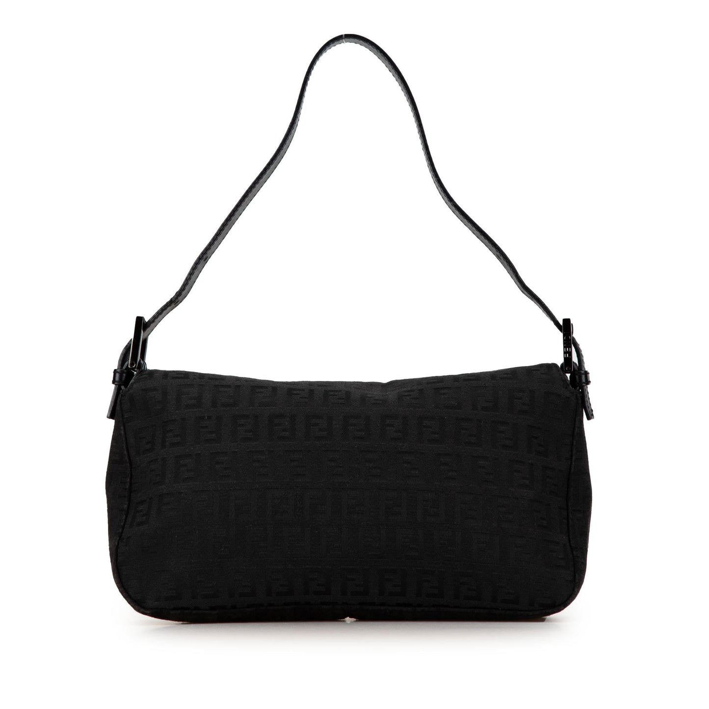 Fendi Zucchino Double Shoulder Bag Shg Cgy5Y0 Canvas Flap