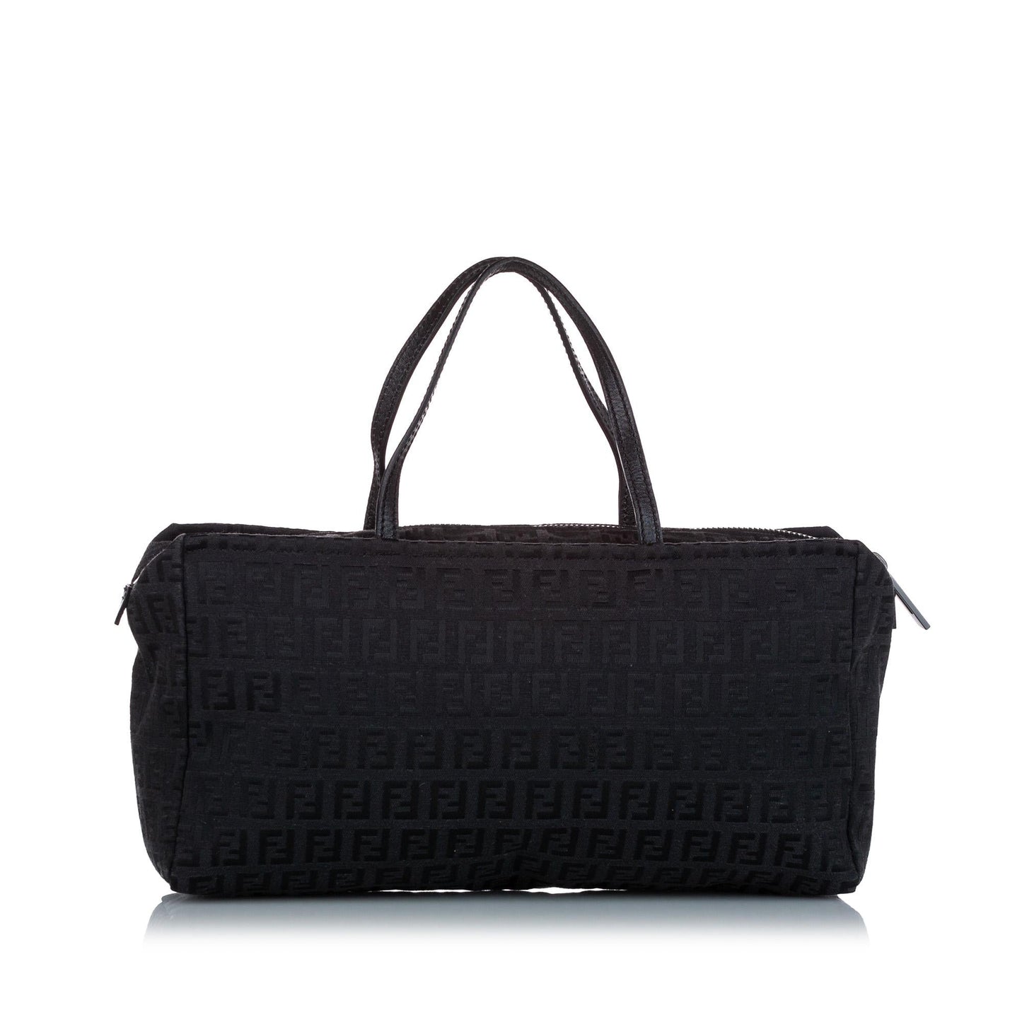 Fendi Zucchino Handbag Shg Canvas Satchel Bag Handbag Shg 32470