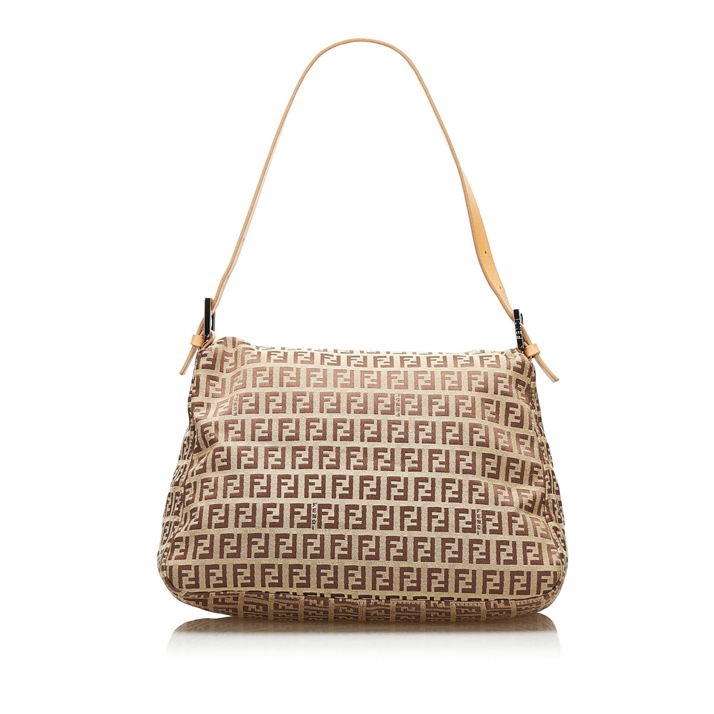 Fendi Zucchino Mamma Forever Shoulder Bag Shg Canvas