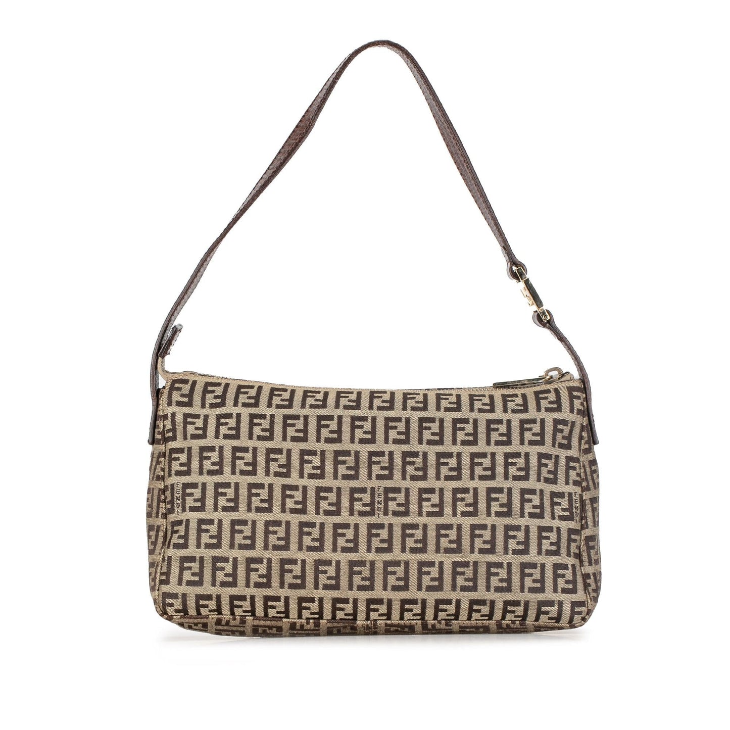 Fendi Zucchino Pochette Shg Tsigah Shoulder Bag Canvas
