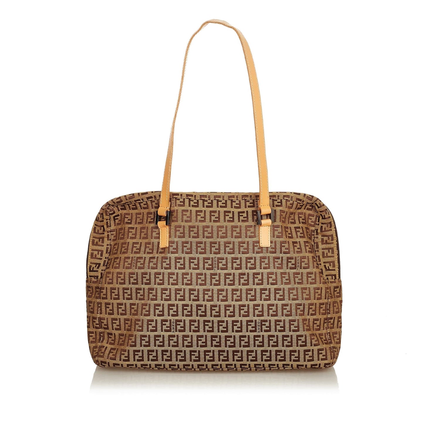 Fendi Zucchino Shoulder Bag Shg Canvas