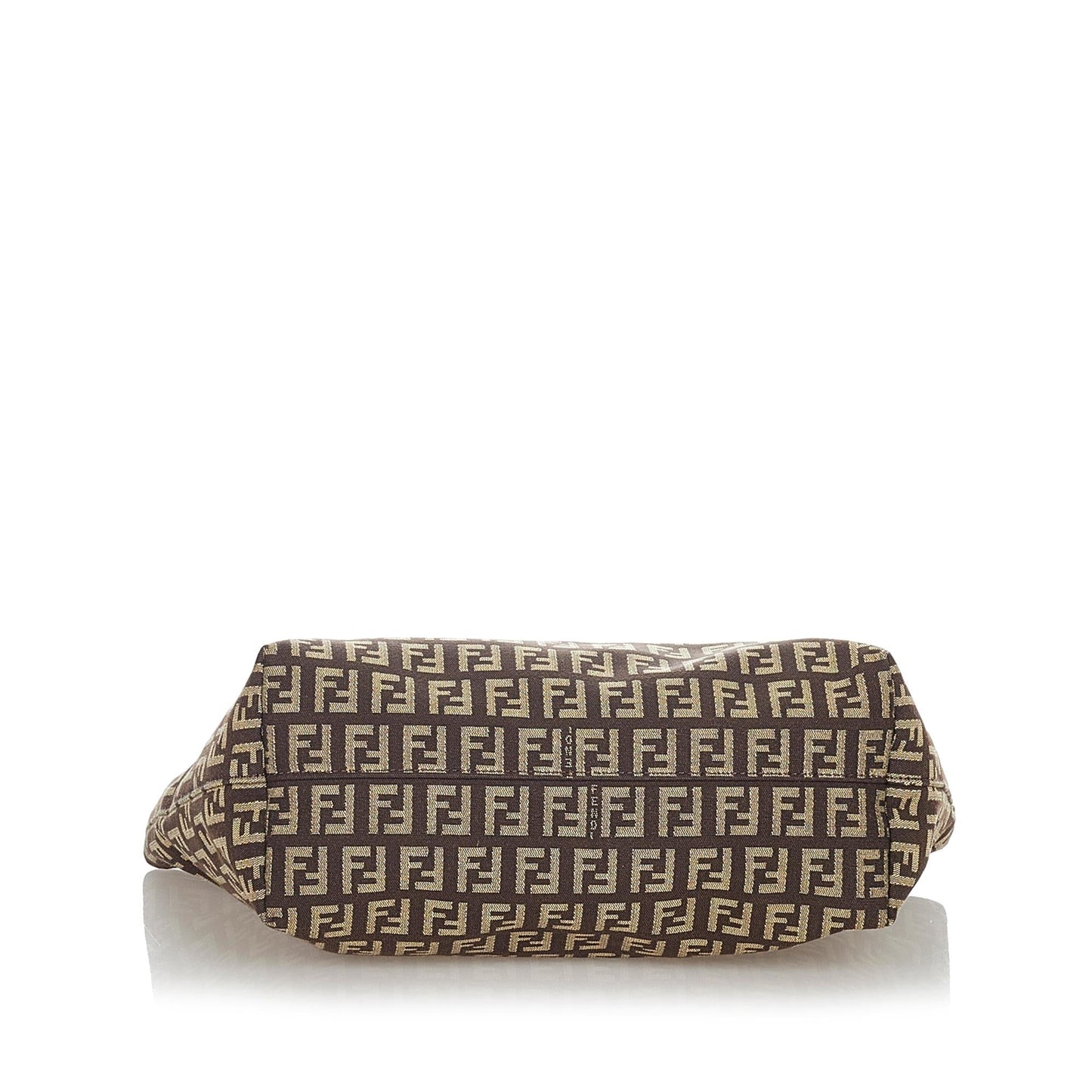 Fendi Zucchino Tote Bag Shg Canvas Gm Authentic 151801