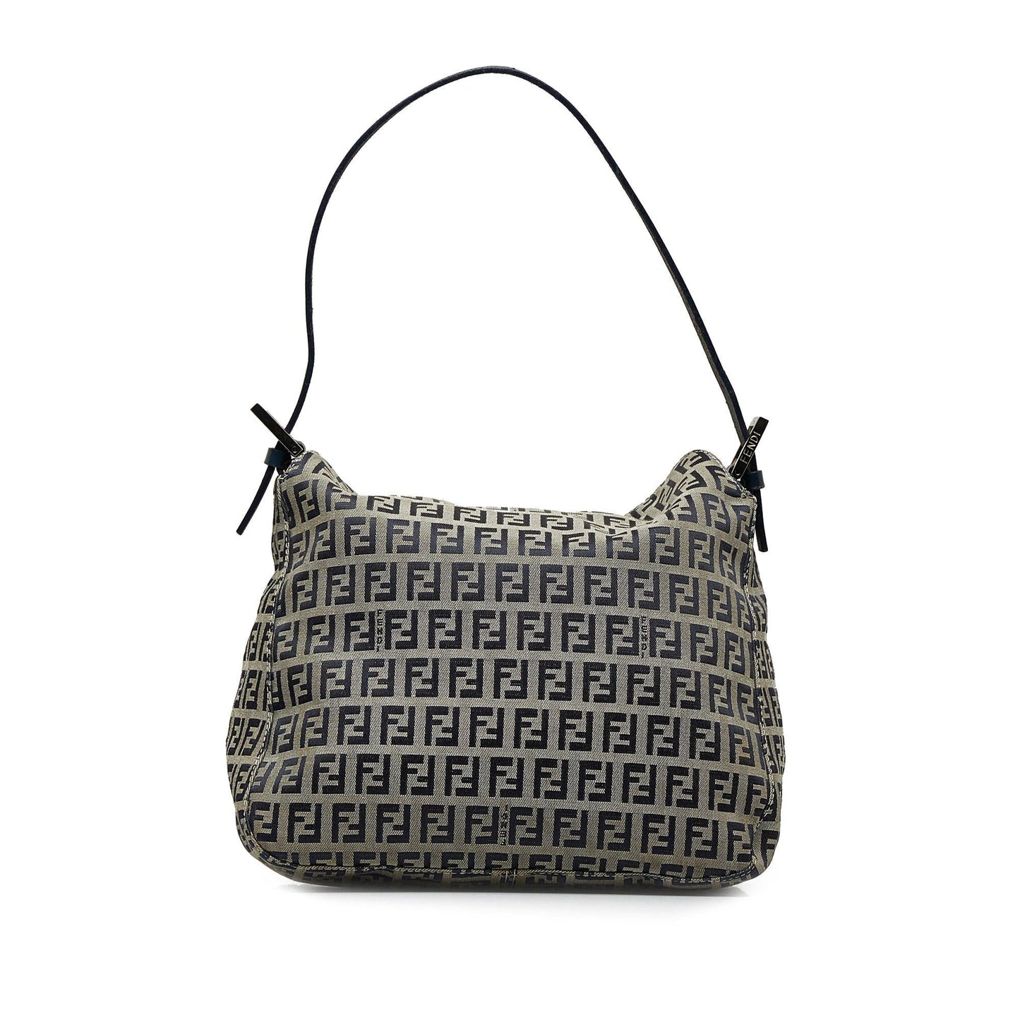 Fendi Zucchino Double Shoulder Bag Flap