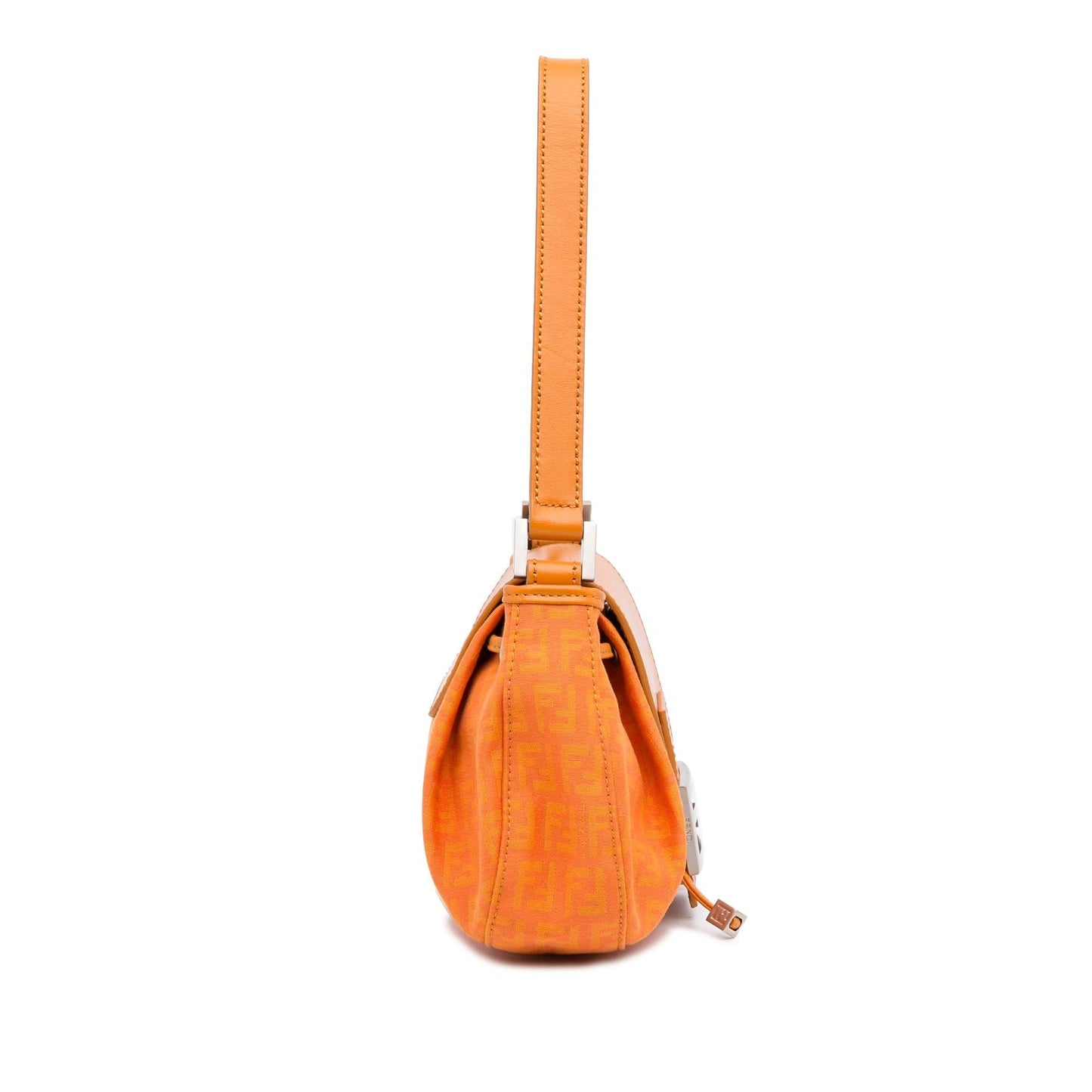 Fendi Zucchino Drawstring Baguette Shg Shniuc Handbag Shoulder Bag