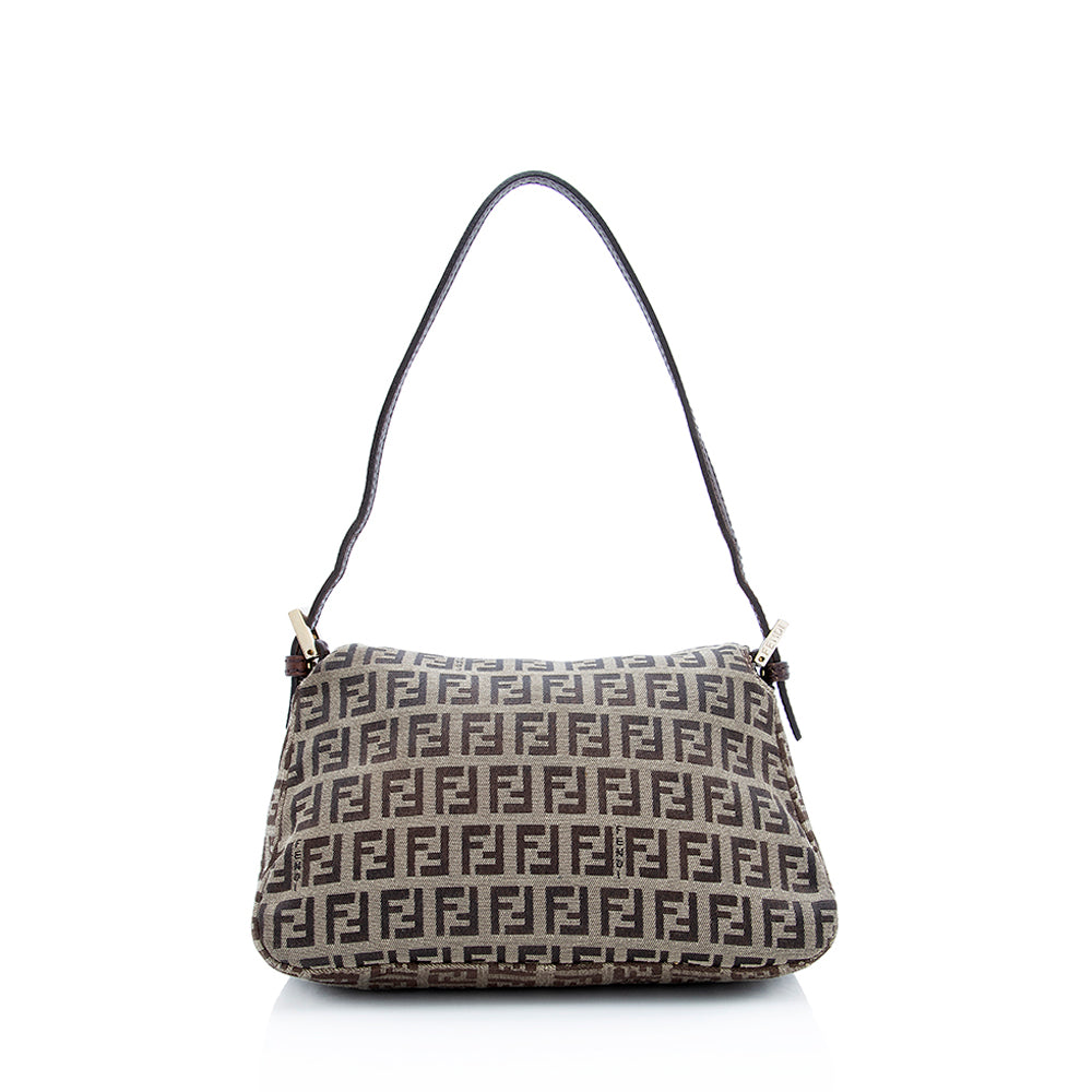 Fendi Zucchino Baguette Bag Shf Mini Shoulder Bag