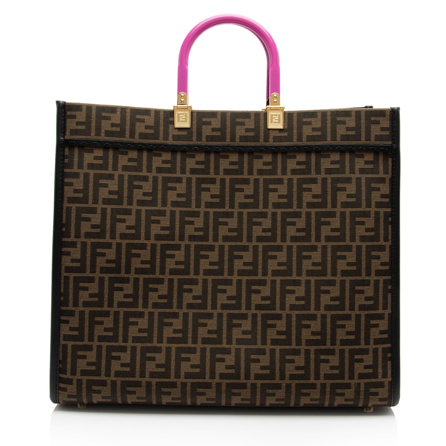 Fendi Versace Zucca Medusa Crystal Sunshine Shopper Tote Shf Large Tote Bag