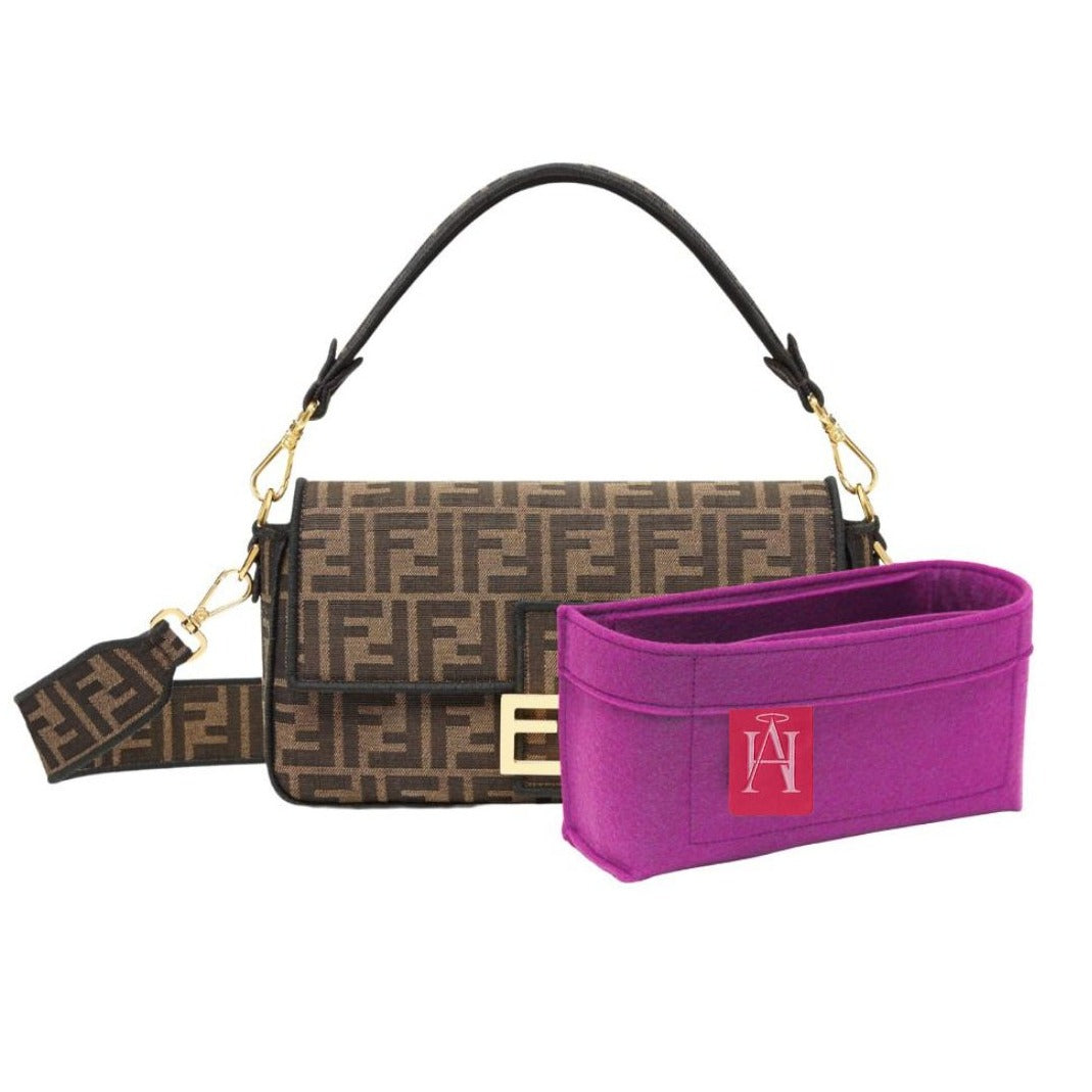 Fendi Handbag Liner for Jacquard Baguette Shoulder Bag