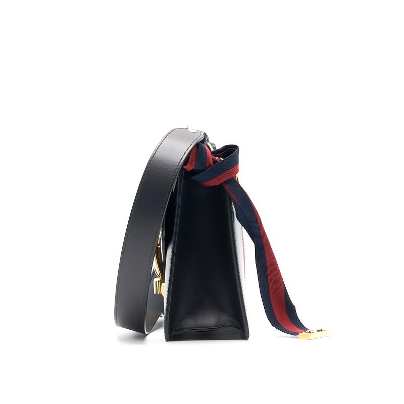 Gucci Sylvie Shoulder Bag Black Small