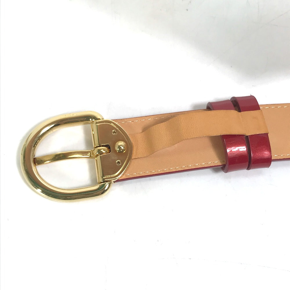 Louis Vuitton M6980U Vernis Saintur 80 Monogram Red Belt