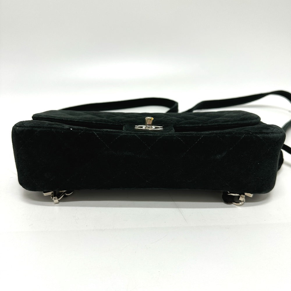 Chanel Backpack Velor Matrasse Backpack Black