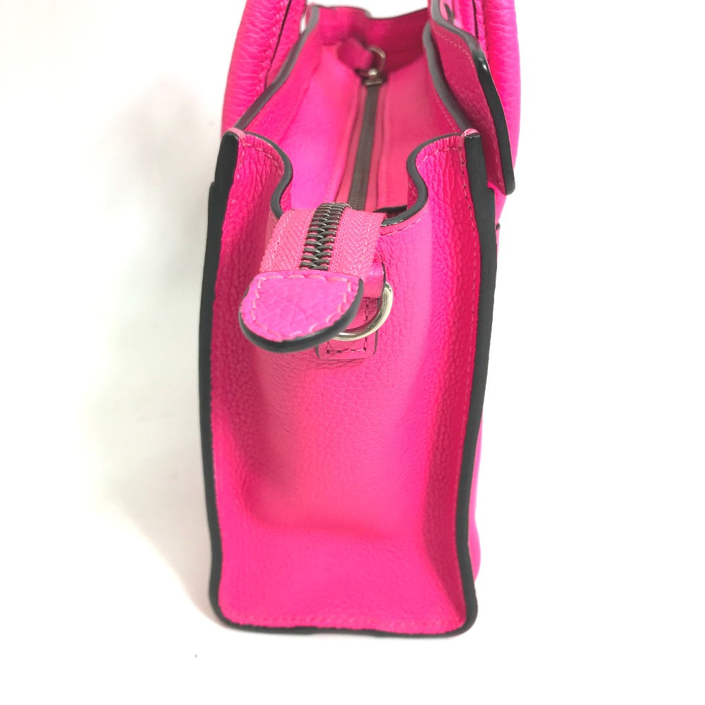 Tote Bag Bag Crossbody Luggage Nano Shopper Leather Pink Crossbody Bag
