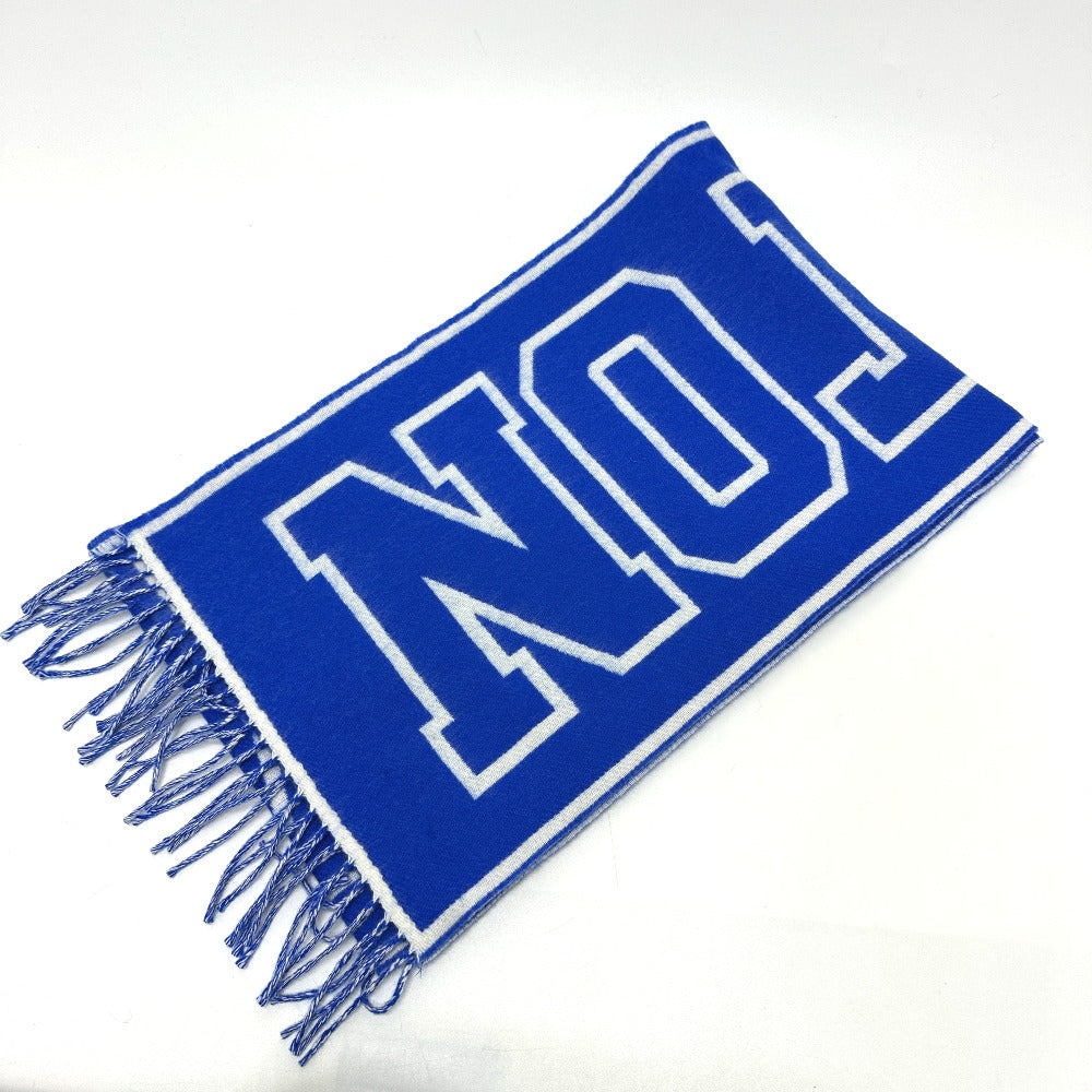 Louis Vuitton Scarf M71318 cashmere Echarpe City Wool Blue Apparel
