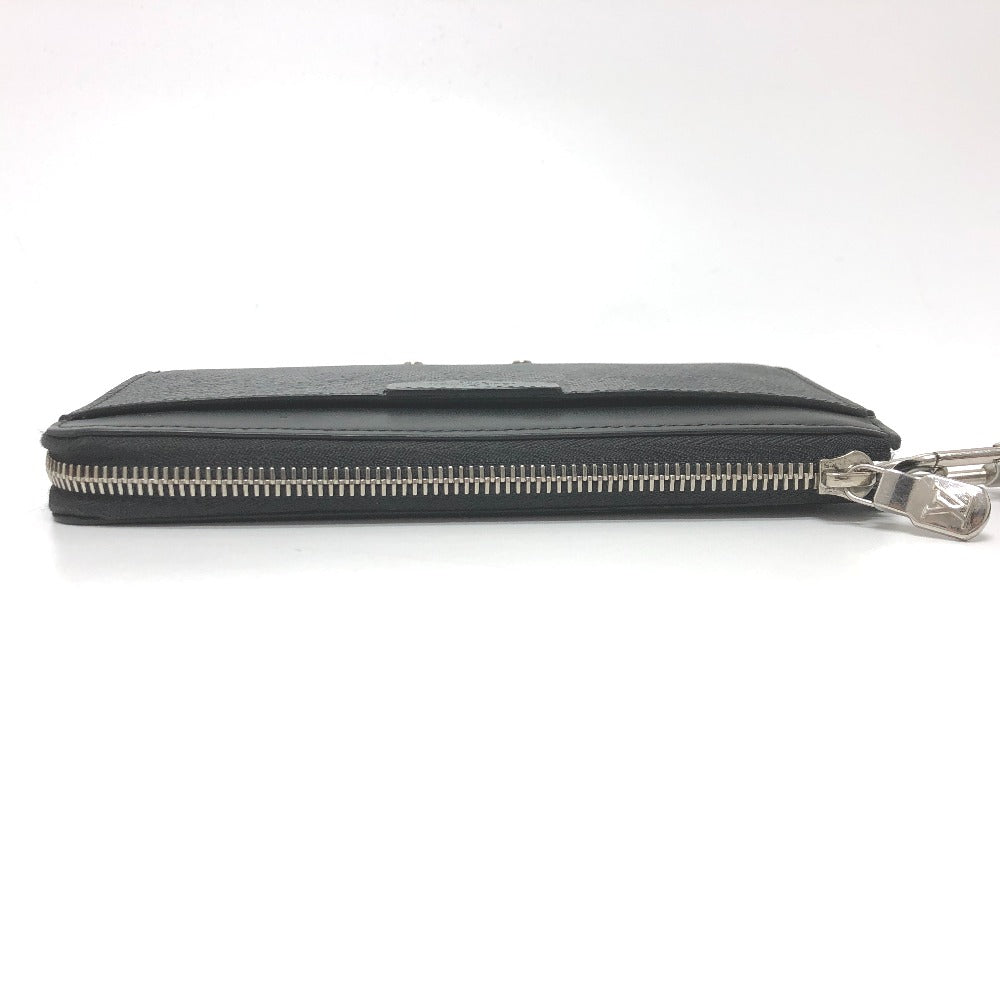 Louis Vuitton Long Purse N60379 Damier Grafitto Canvas Black Wallet Case