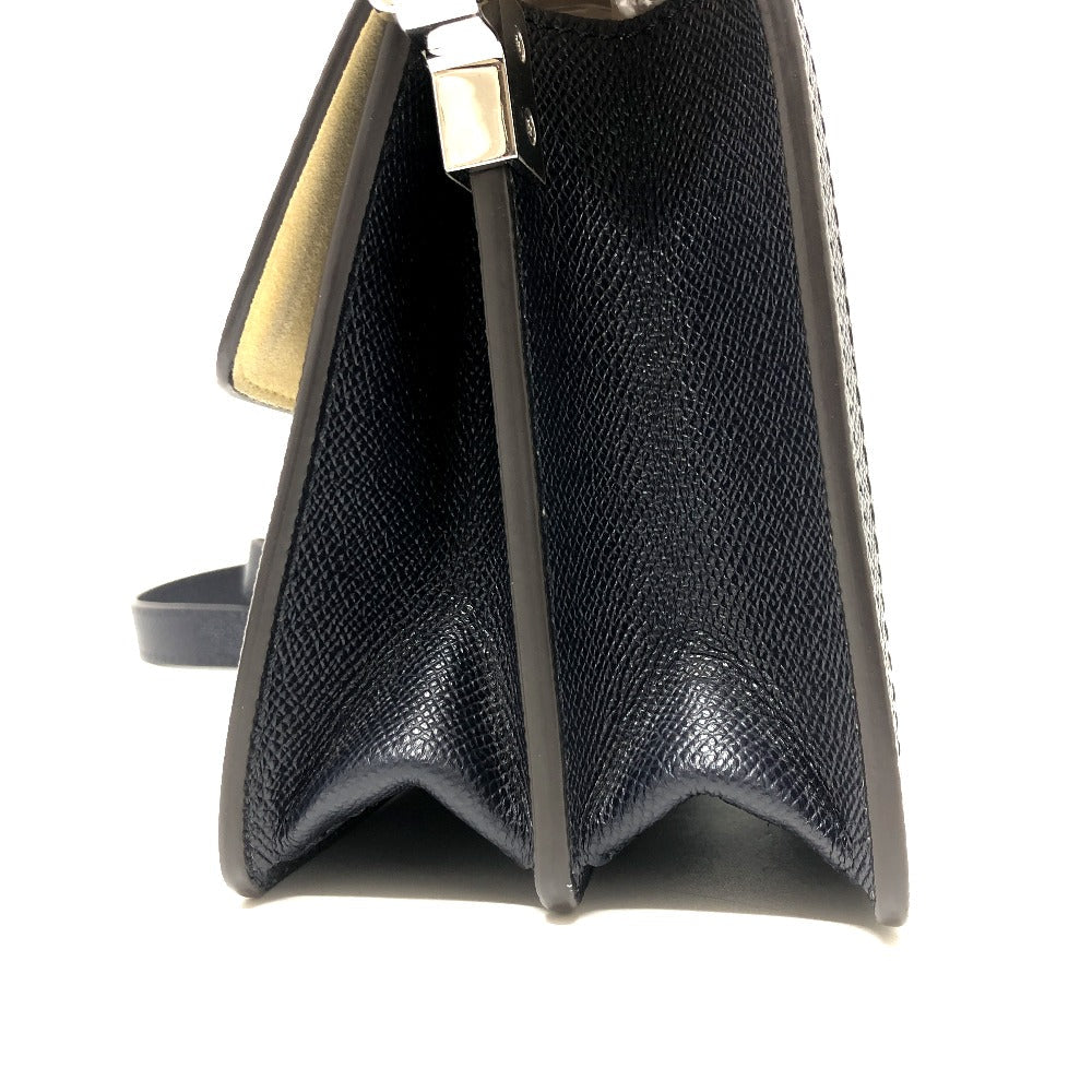 Louis Vuitton M55454 pop Daufine Leather Blue Mini Shoulder Bag