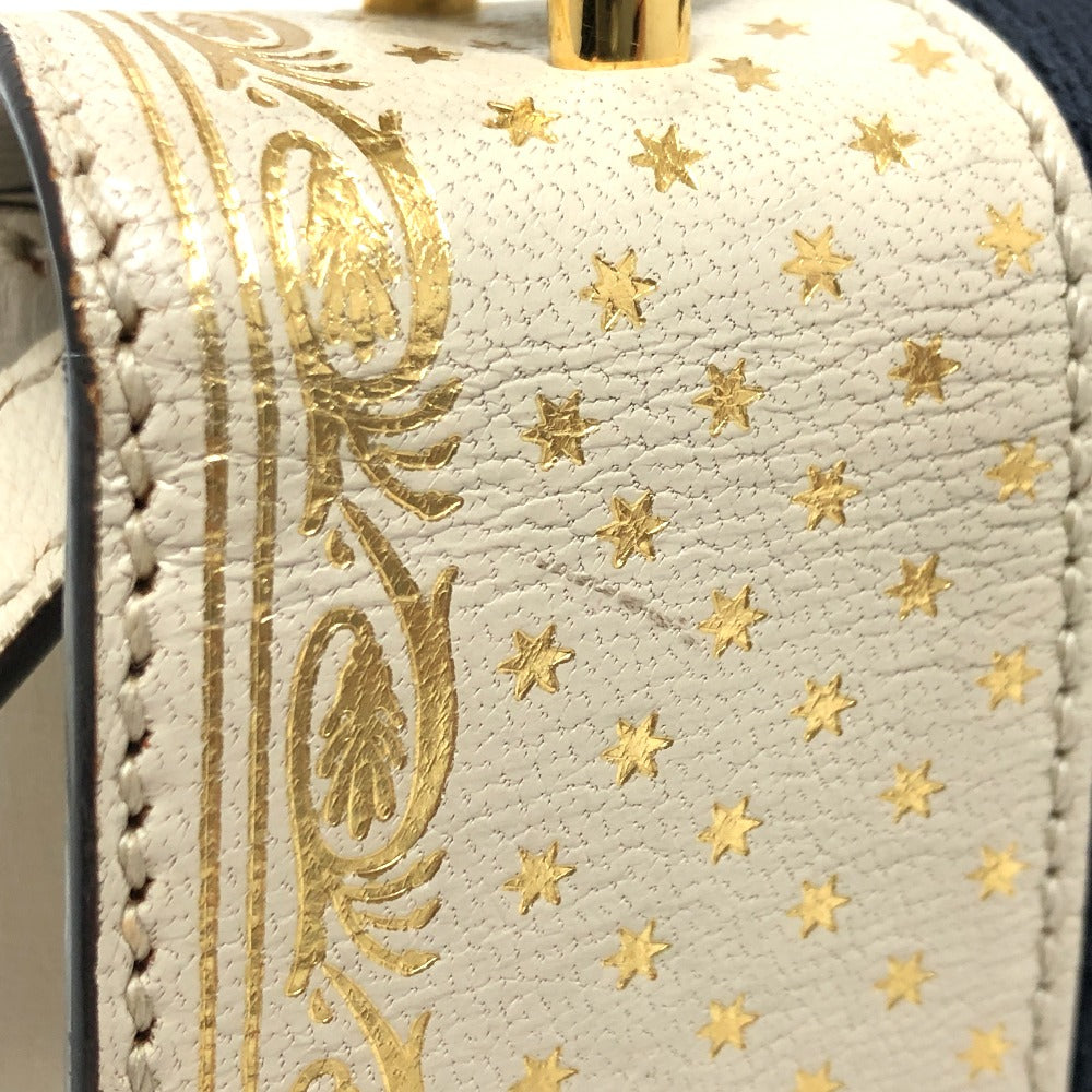Gucci Silvi Leather White Shoulder Bag