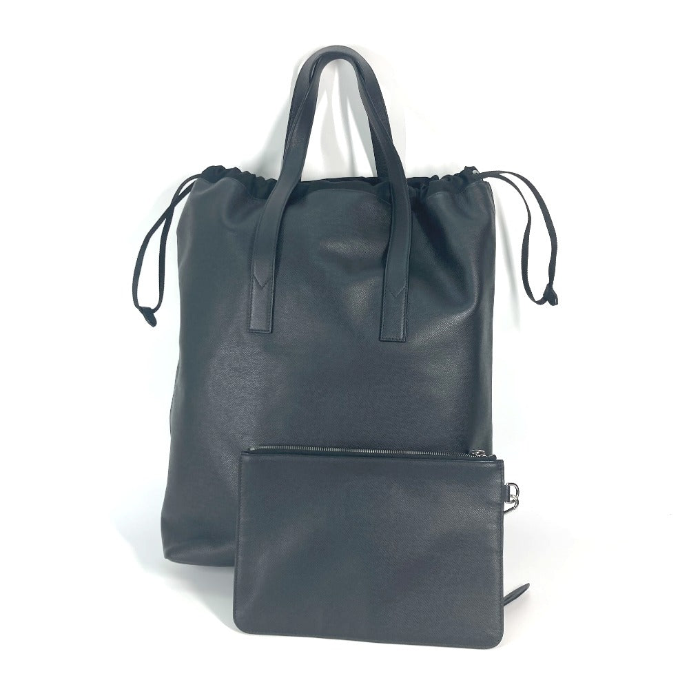 Louis Vuitton M31009 Taiga Hippo Light Leather Black Tote Bag