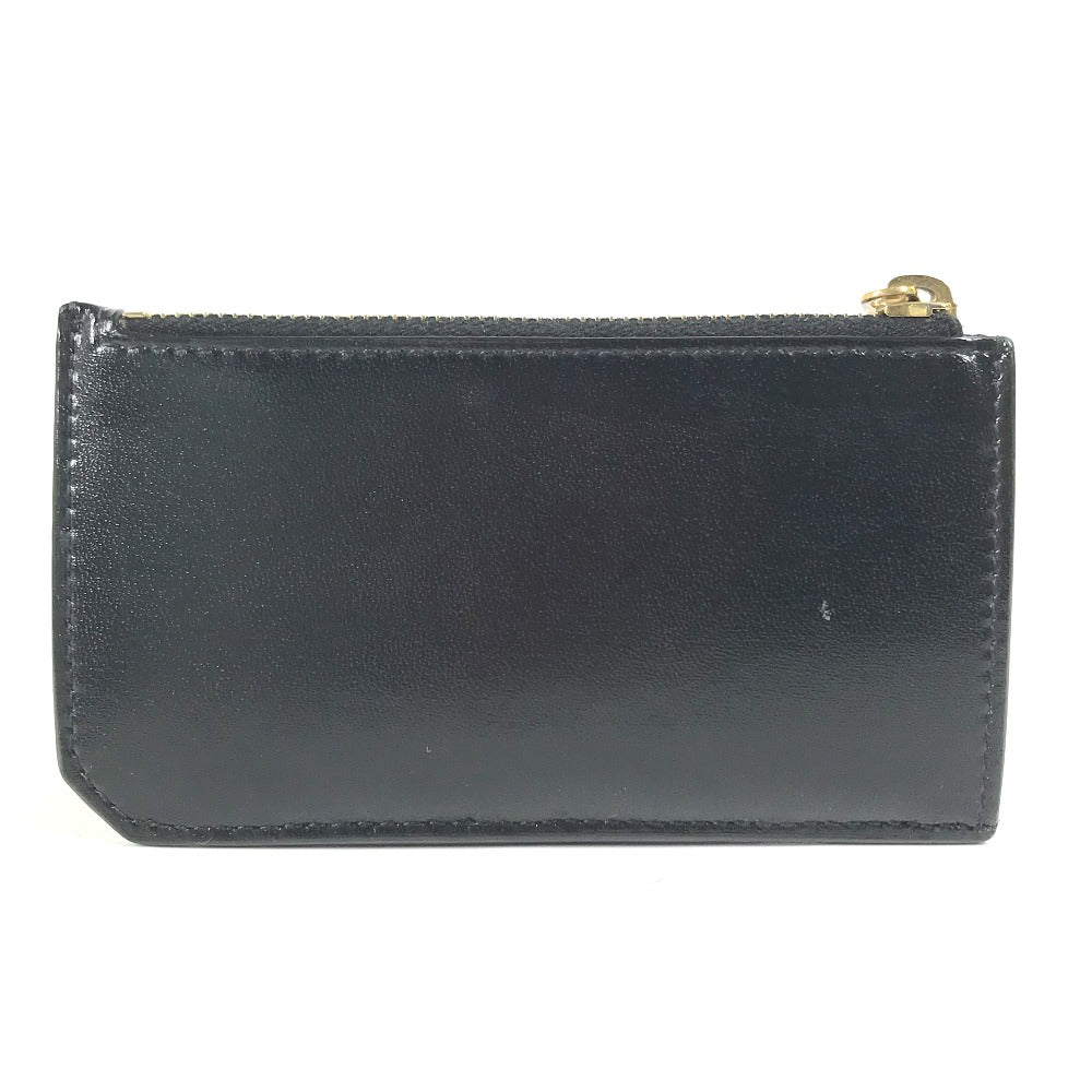 Saint Paris Coin Case Wallet Compact Wallet Leather Black Travel Bag