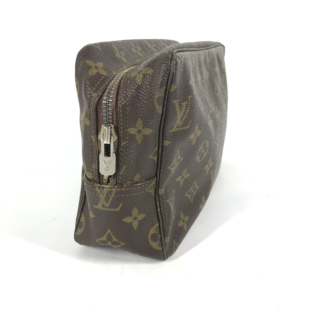 Louis Vuitton Cosmetics Pouch M47522 Truth Cracking Monogram Canvas Brown Handbag G 41