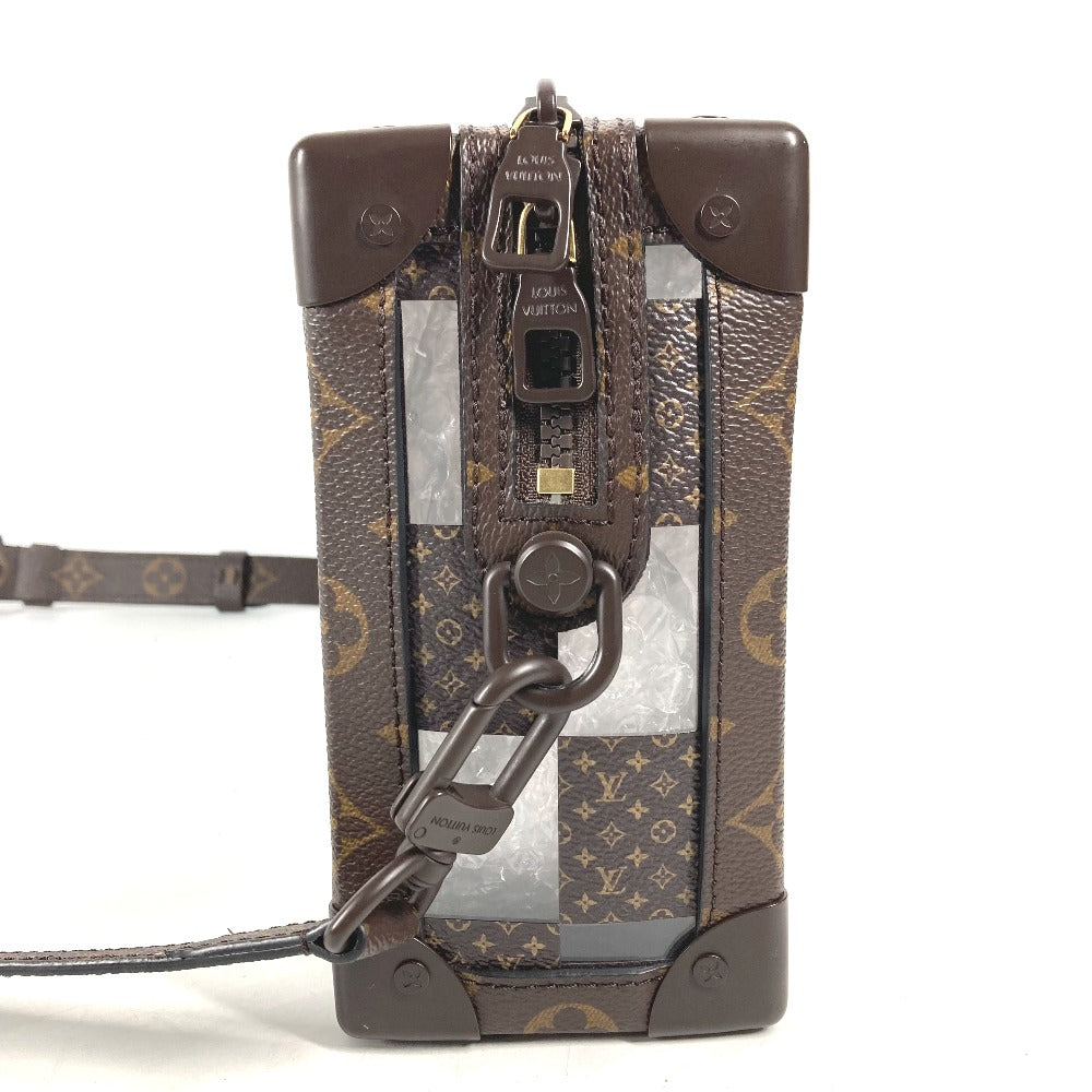 Louis Vuitton M20871 PVC chess Slim soft Monogram Canvas Brown Shoulder Bag