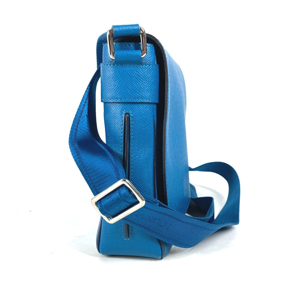 Louis Vuitton M32823 Taiga Roman PM Leather Blue Shoulder Bag