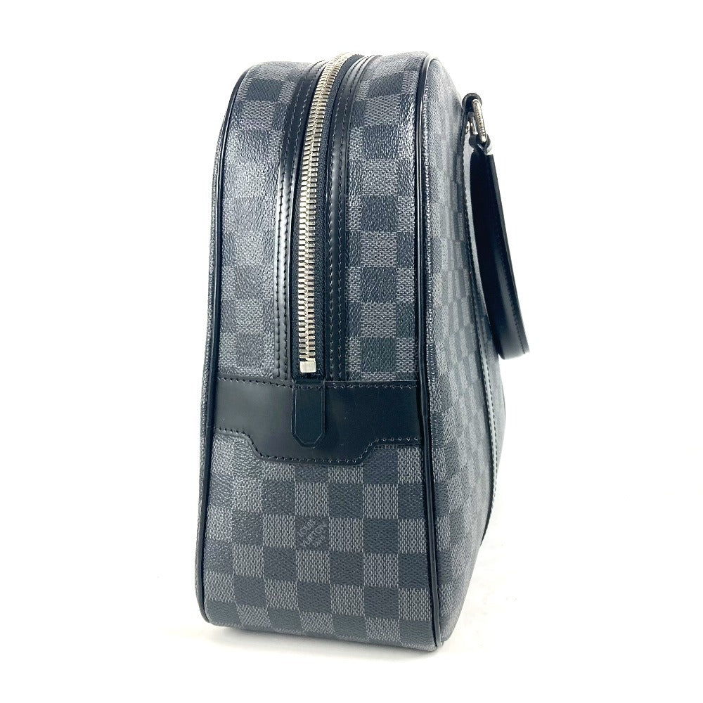 Louis Vuitton Business N51195 Damier Grafitto Damier Canvas Black Handbag