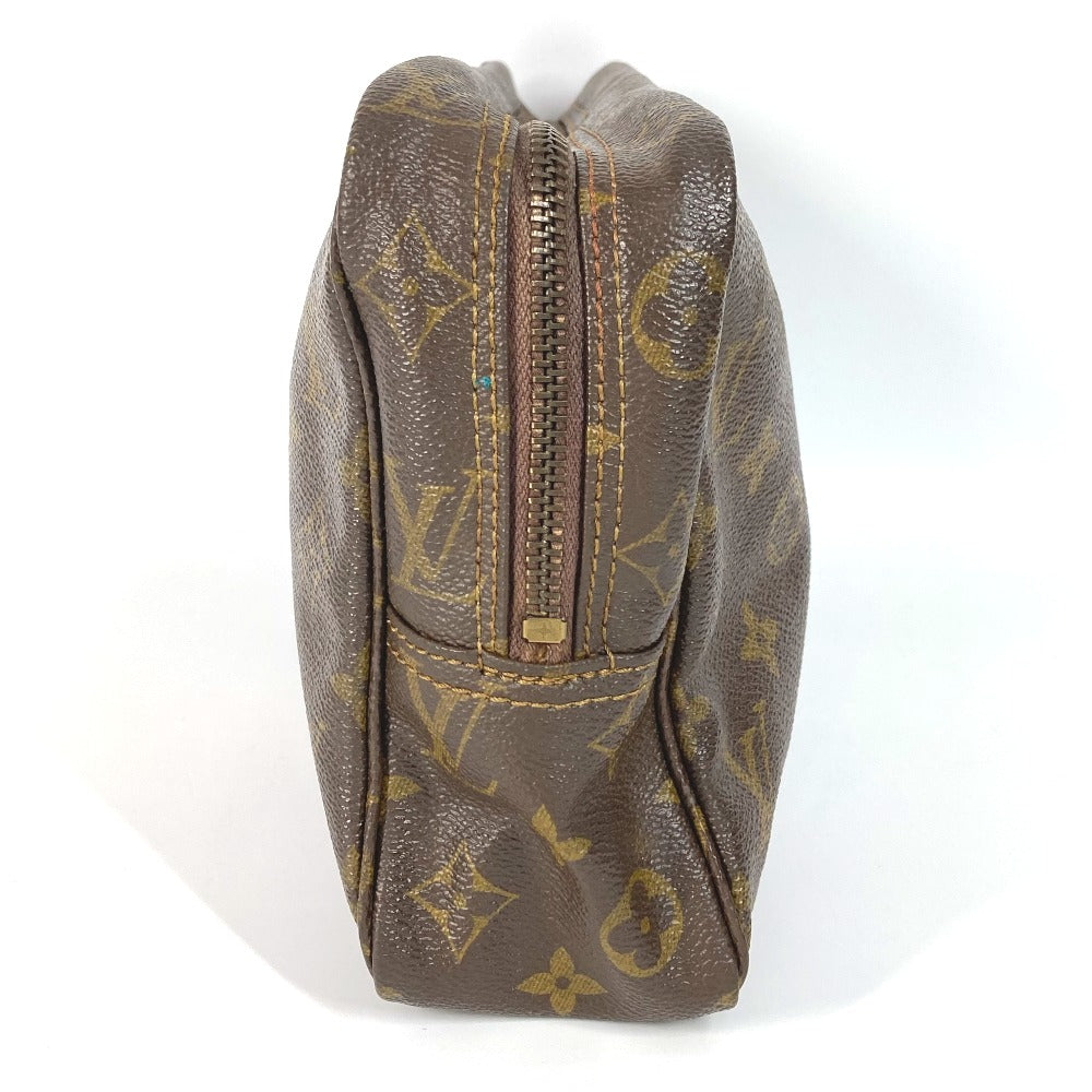 Louis Vuitton Cosmetics Pouch M47522 Truth Cracking Monogram Canvas Brown Handbag G 59