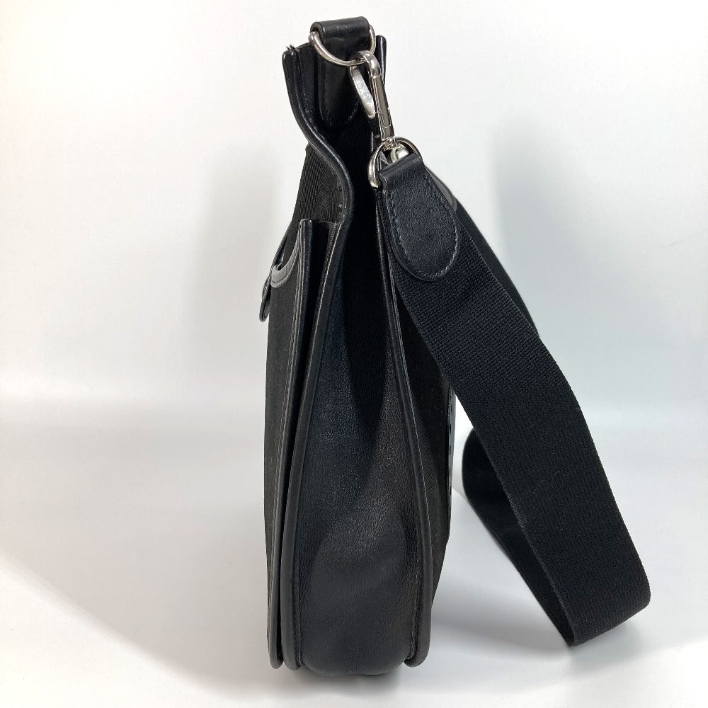 Shoulder Bag Punching Logo Evelyn Pm Evelyn Leather Canvas