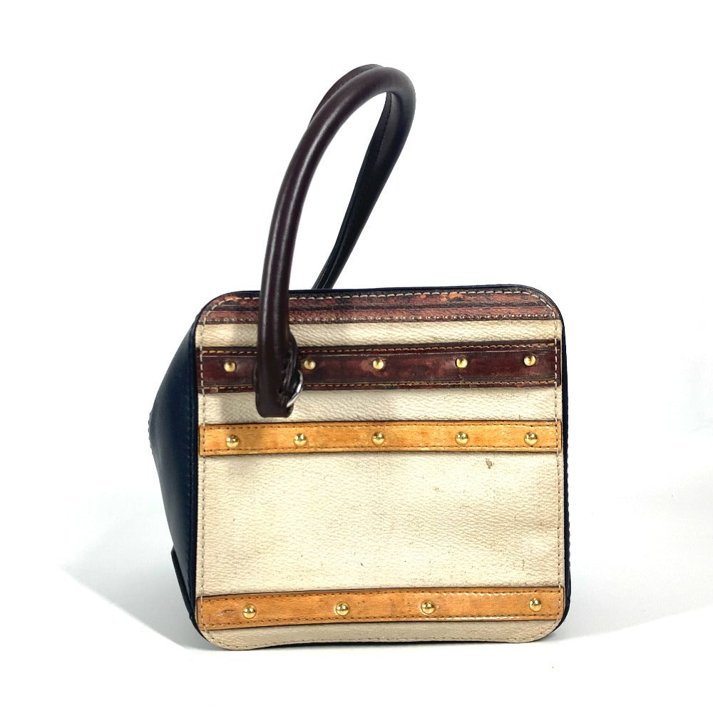 Louis Vuitton M52350 Trompe l'oeil Leather Navy Handbag