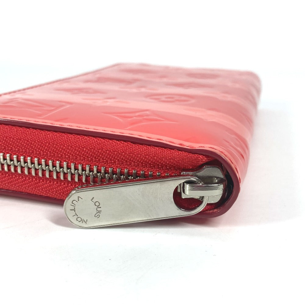 Louis Vuitton Long Purse M58036 Vernis Monogram Pink Wallet Case