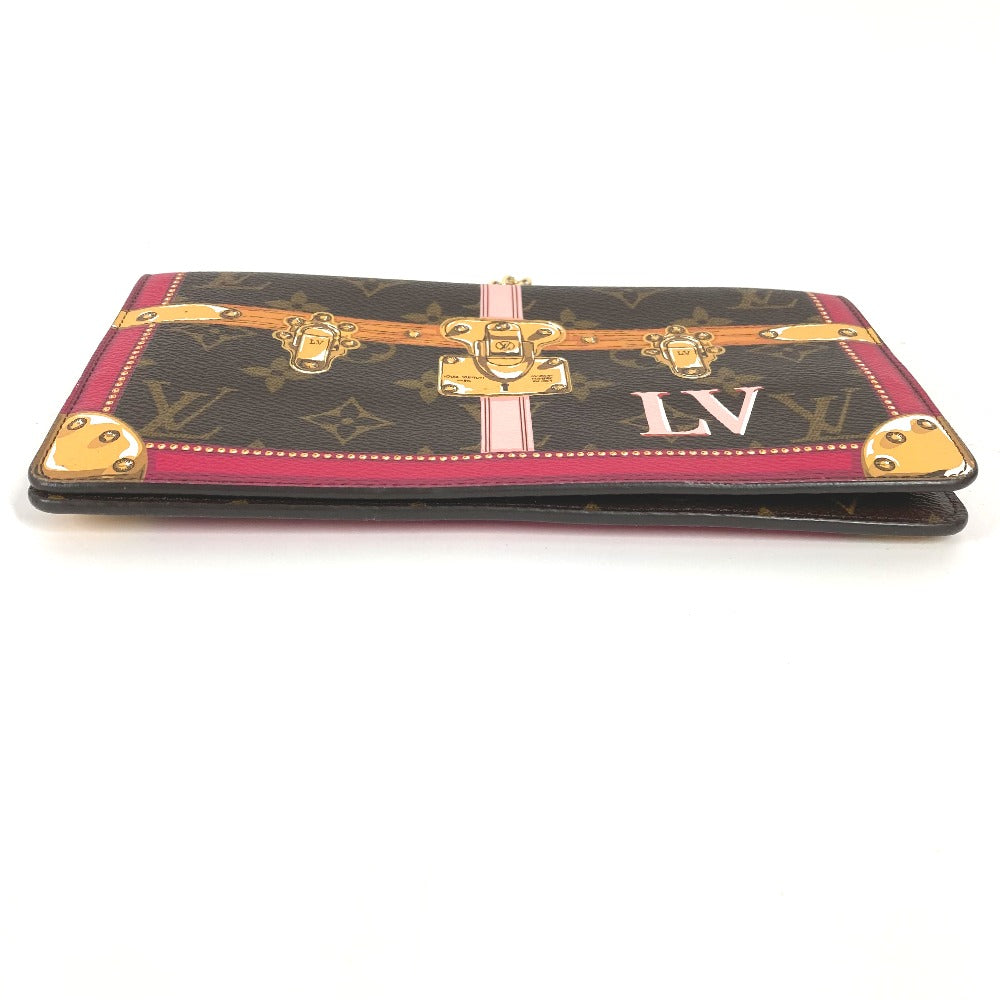 Louis Vuitton Long Purse M62456 Summer Trunk Monogram Canvas Brown Wallet Case