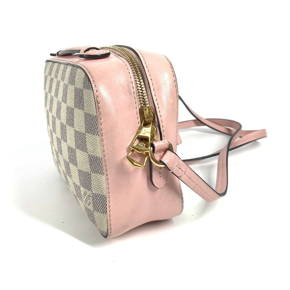 Louis Vuitton N40155 Damier Azur Damier Azur Canvas White Shoulder Bag